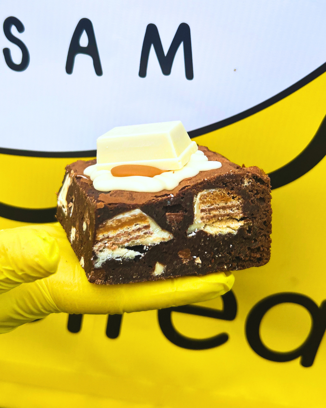 Biscoff Kit kat brownie