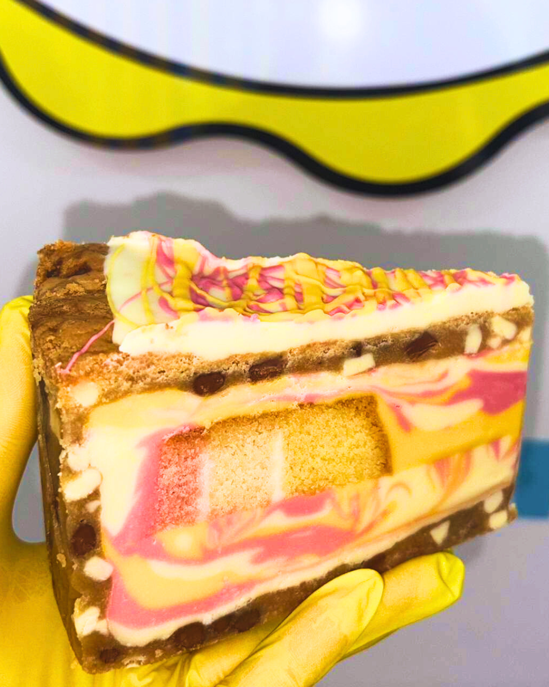 Angle cake cookie pie