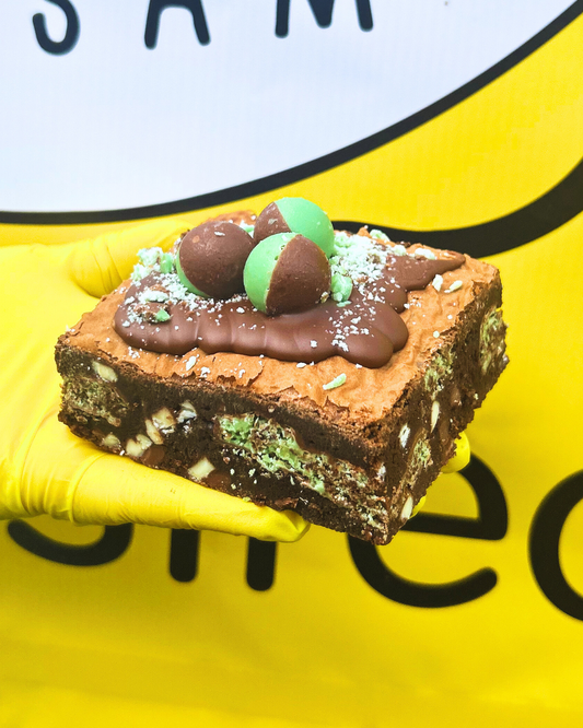 Mint aero brownie