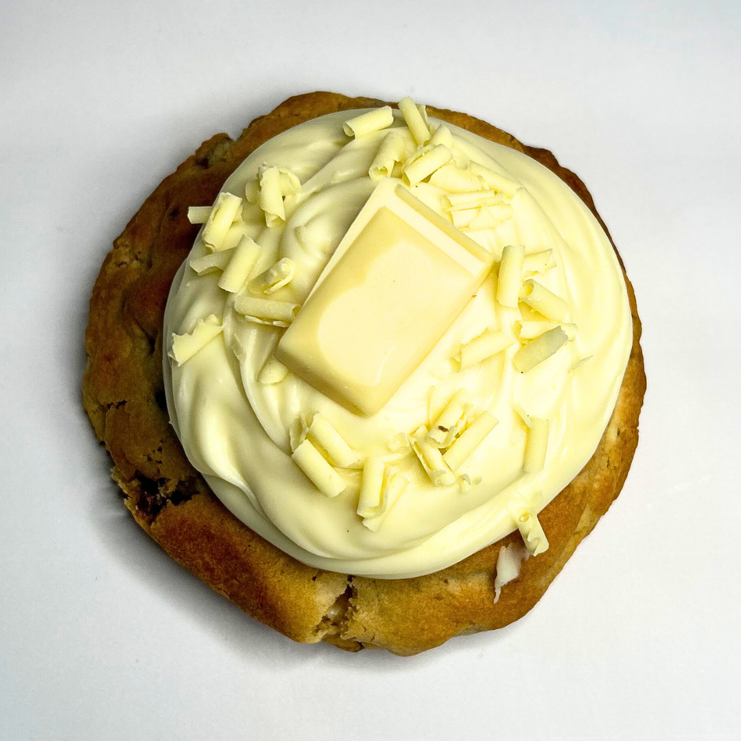 White Chocolate Stuffed Cookie