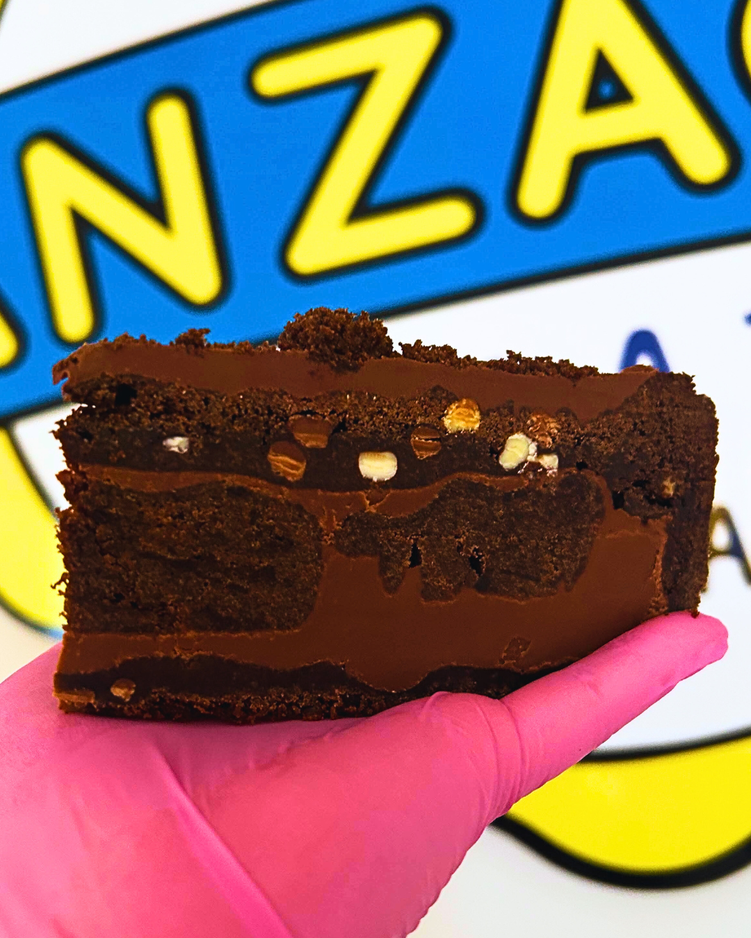 Chocolate cake cookie pie