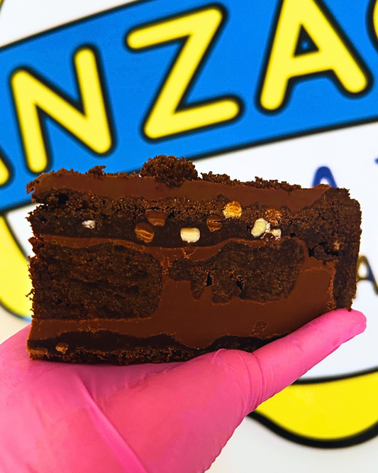 Chocolate cake cookie pie