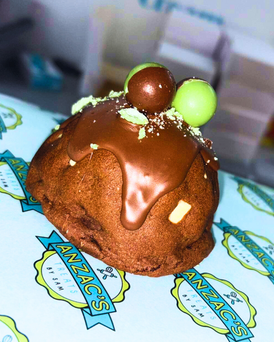 Mint Aero stuffed cookie