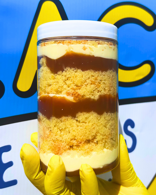 Banoffee cake jar