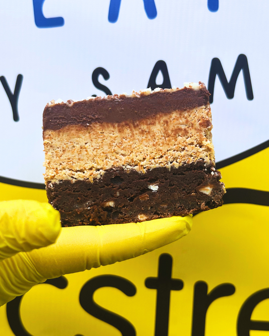 Kinder Kunafa Brownie